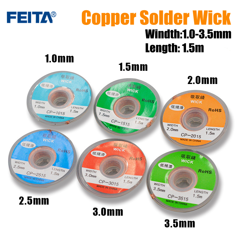 Solder Wick Braid - Desoldering Braid Mesh Welding Solder Remover
