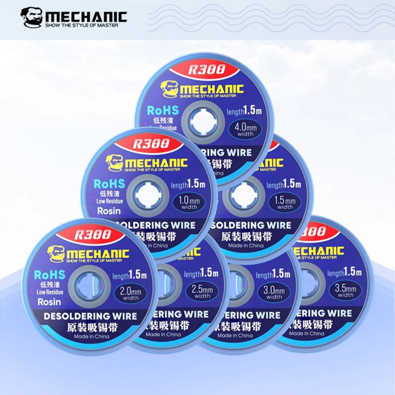 Solder Wick Braid - MECHANIC R300 Desoldering Mesh Braid Solder