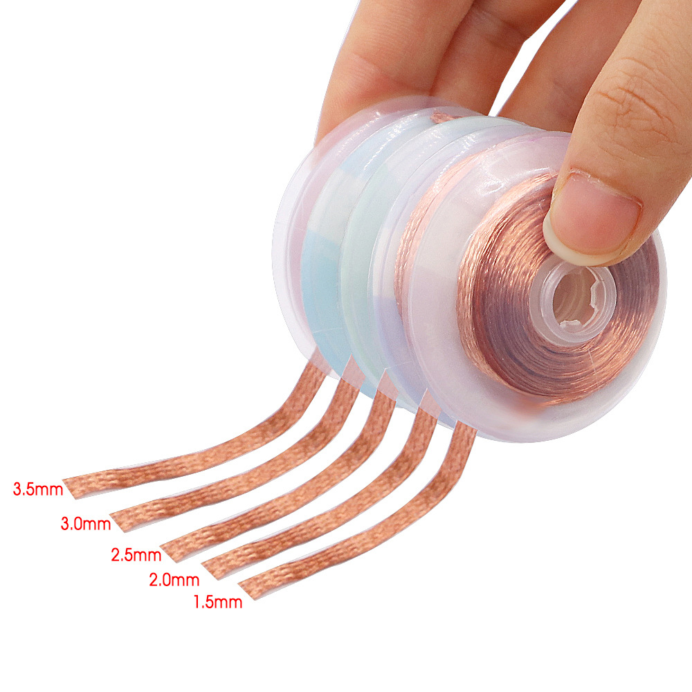 Solder Wick Braid - 1.5mm 2mm 2.5mm 3mm 3.5mm Width