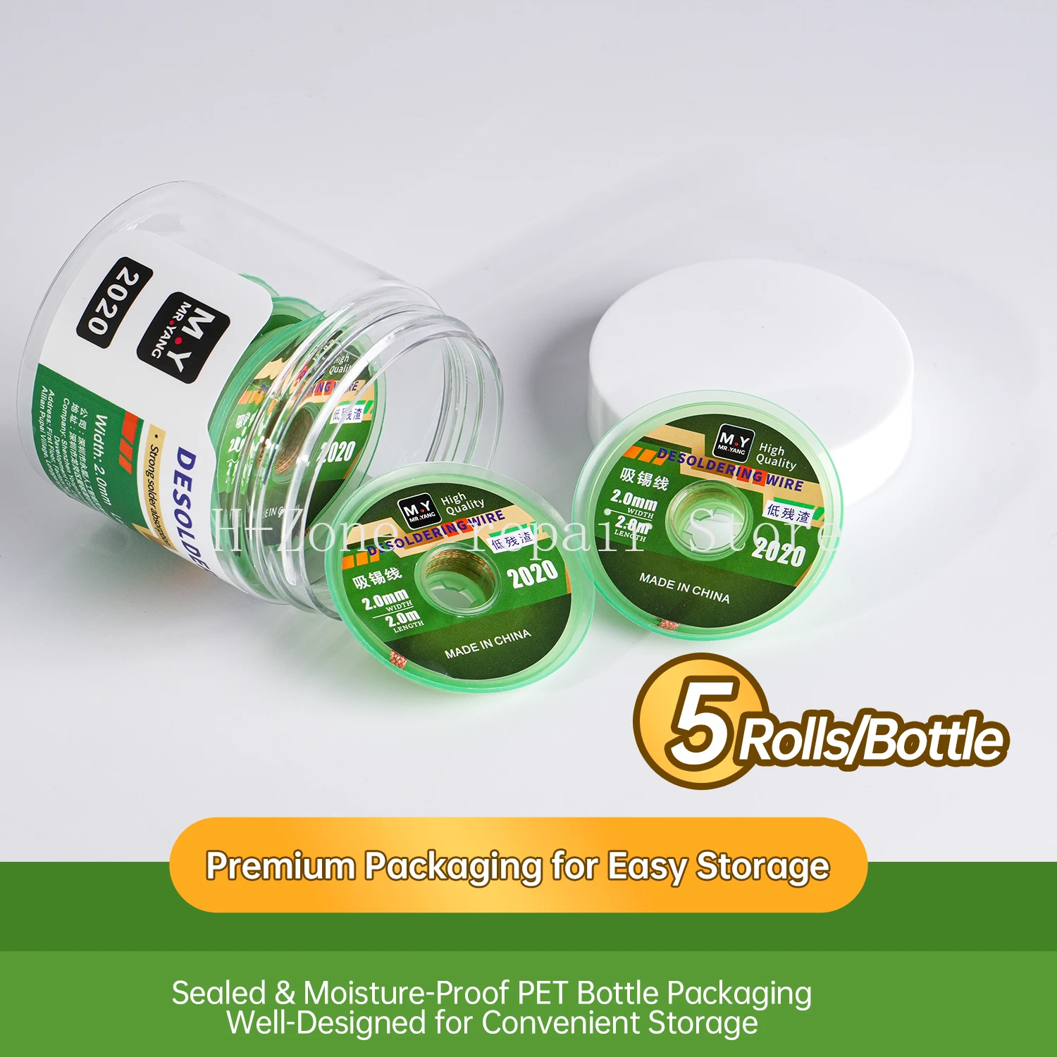 YCS M.Y 5Pcs Desoldering Wick  - Solder Wick Braid recension och pris