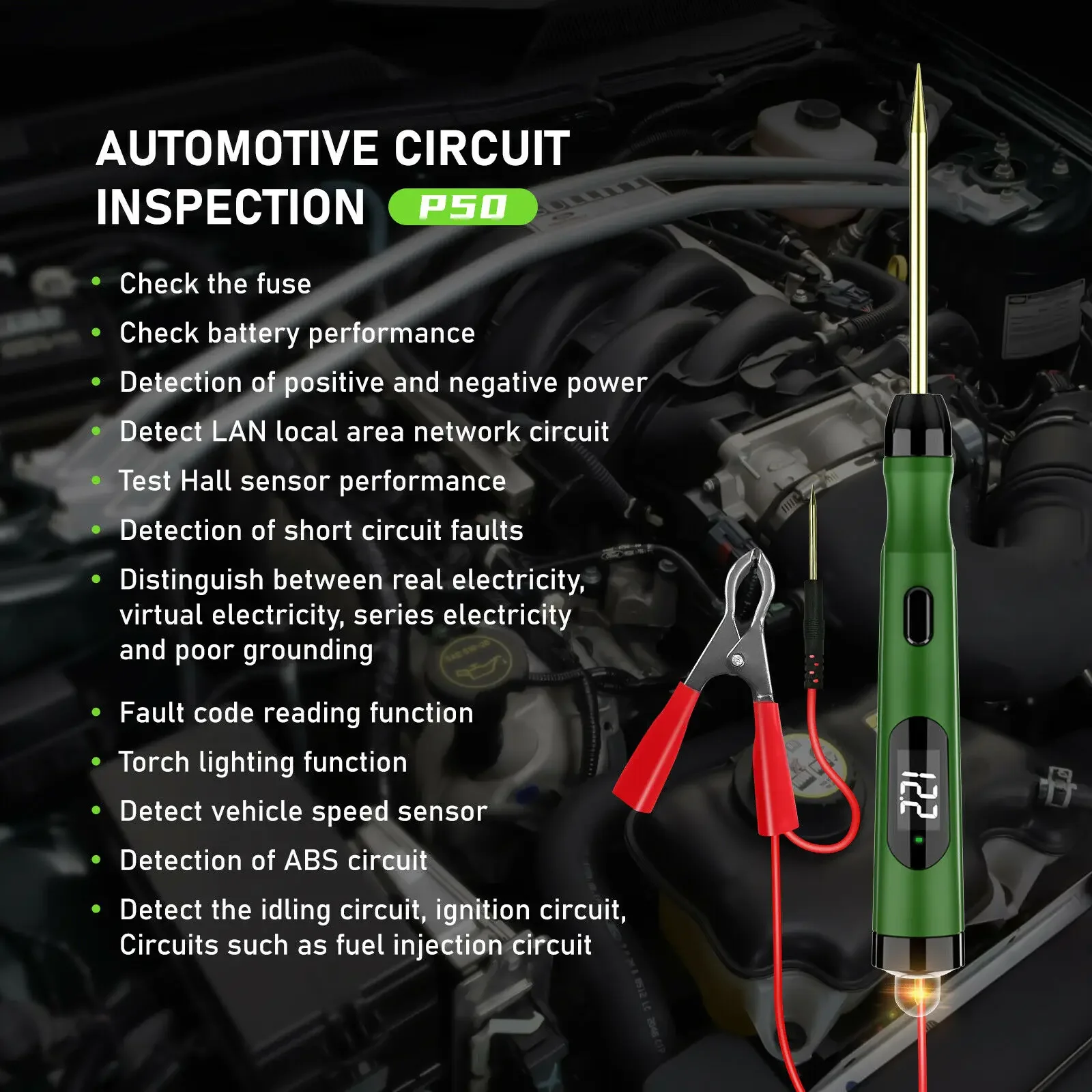 Voltage Test Pen P50 Car Elect - Circuit Test Pencil recension och pris