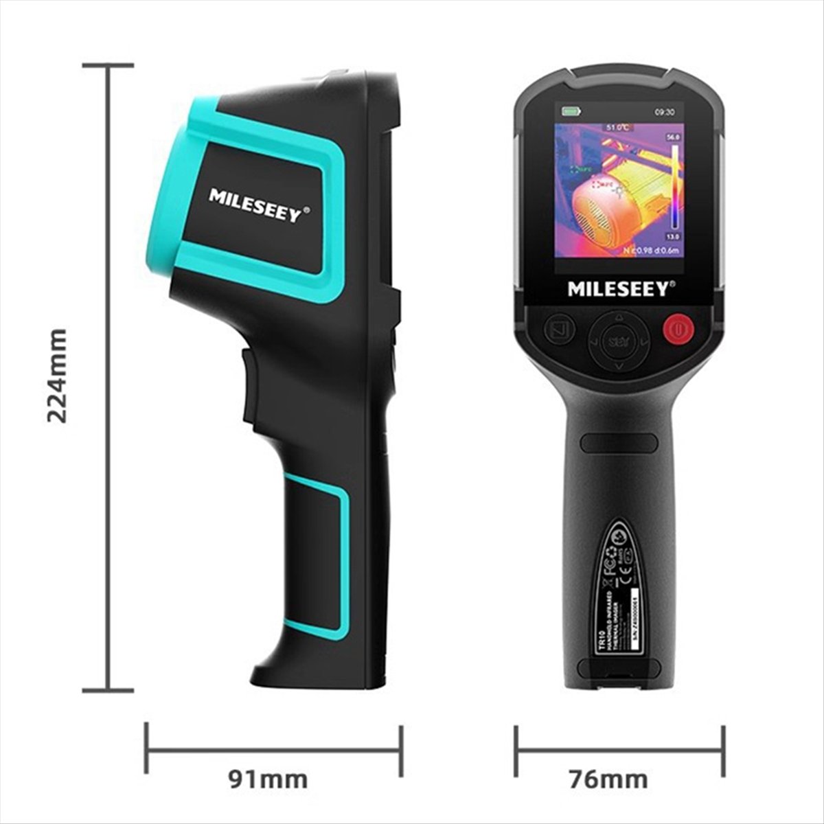 DT38 Mileseey TR10 Infrared Th - Electronics Repair Images recension och pris