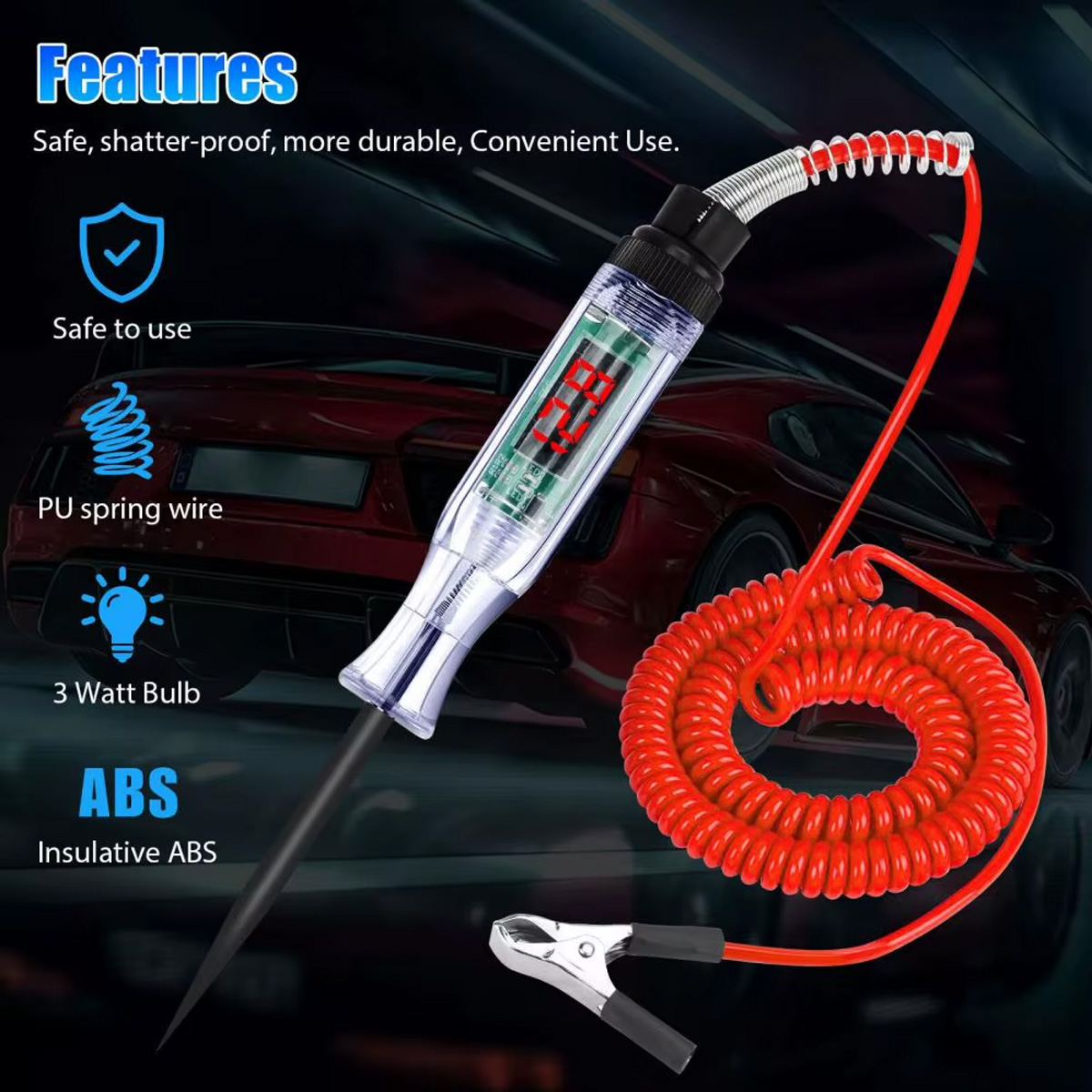 6V-24V/5V-90V Automotive Circu - Circuit Test Pencil recension och pris