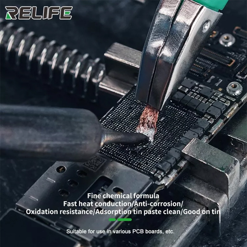 RELIFE desoldering mesh anti-h - Solder Wick Braid recension och pris