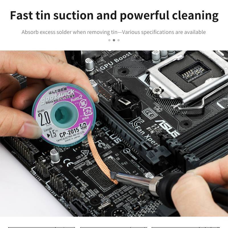 Original Goot Desoldering Sold - Solder Wick Braid recension och pris