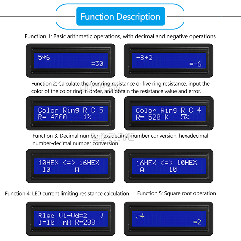 Mini Calculator DIY Electronic - Electronics Repair School recension och pris