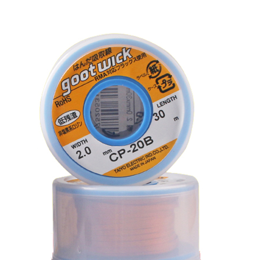 Japan Original Goot Wick 30/20 - Solder Wick Braid recension och pris