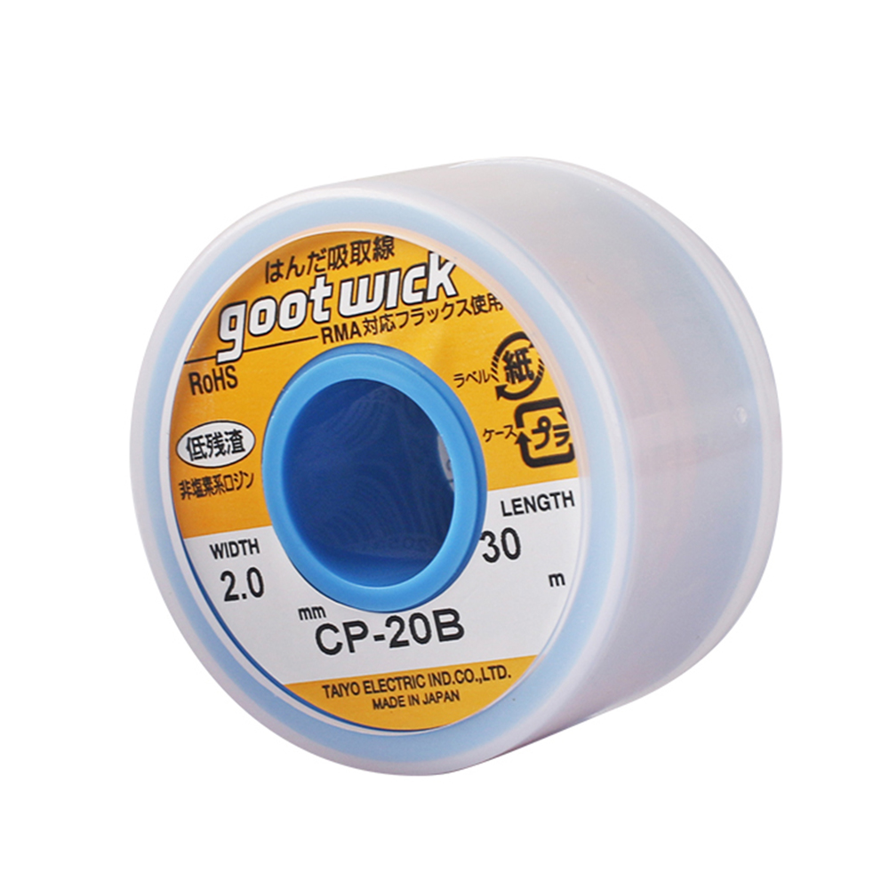 Japan Original Goot Wick 30/20 - Solder Wick Braid recension och pris