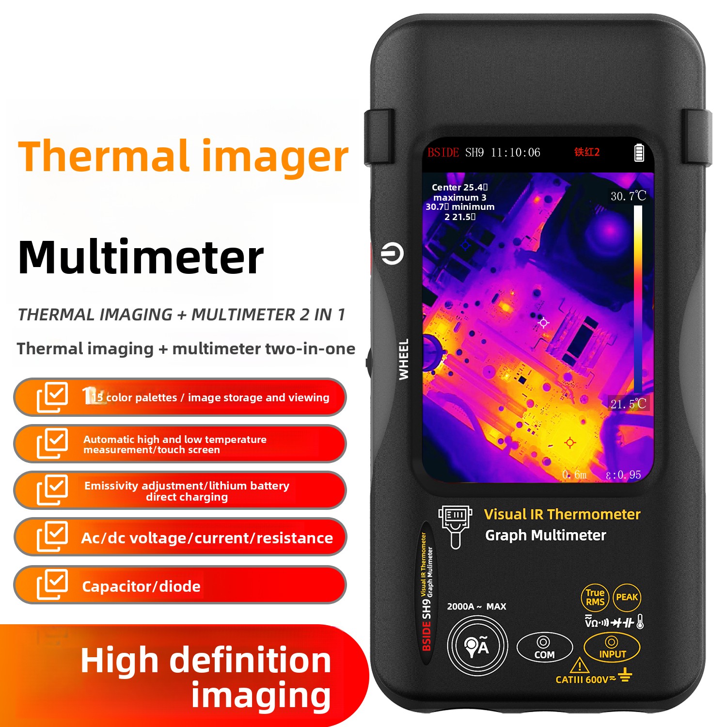 BSIDE SH9 Thermal Imaging Mult - Electronics Repair Images recension och pris