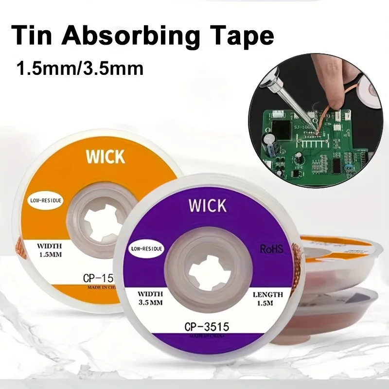 1.5m Desoldering Braid Tape Co - Solder Wick Braid recension och pris