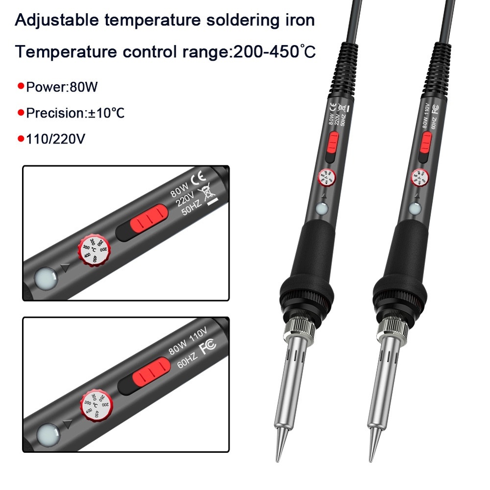 80W Soldering Iron Kit With Sw - Electronics Repair Shops recension och pris