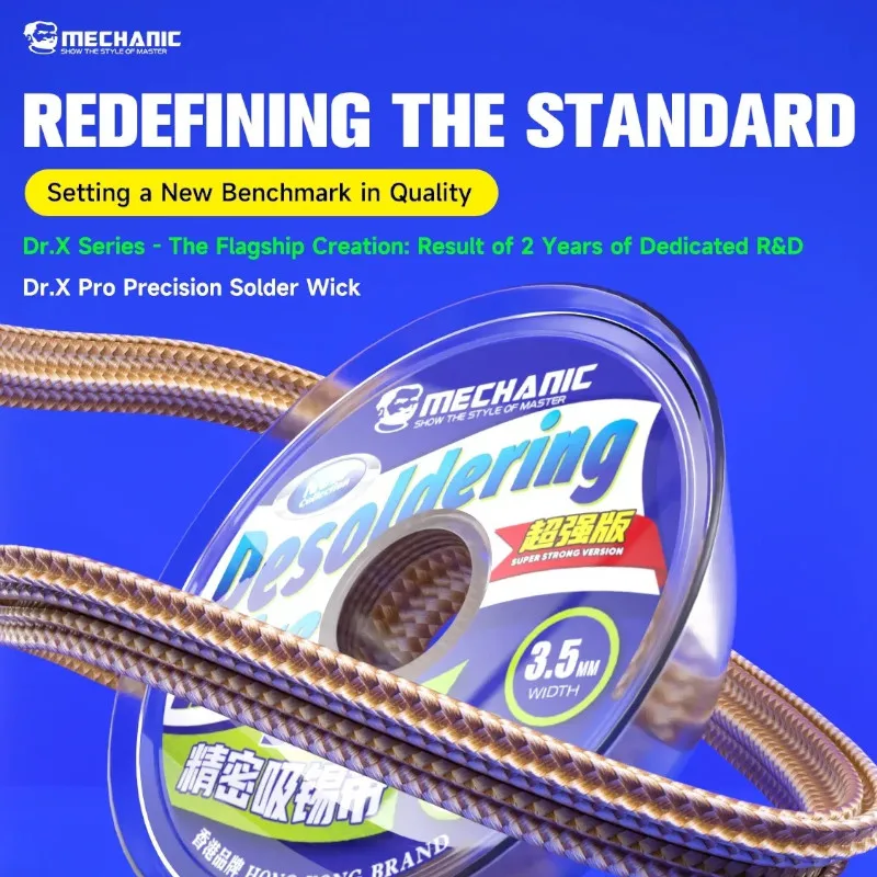 MECHANIC Dr.X Pro Desoldering  - Solder Wick Braid recension och pris