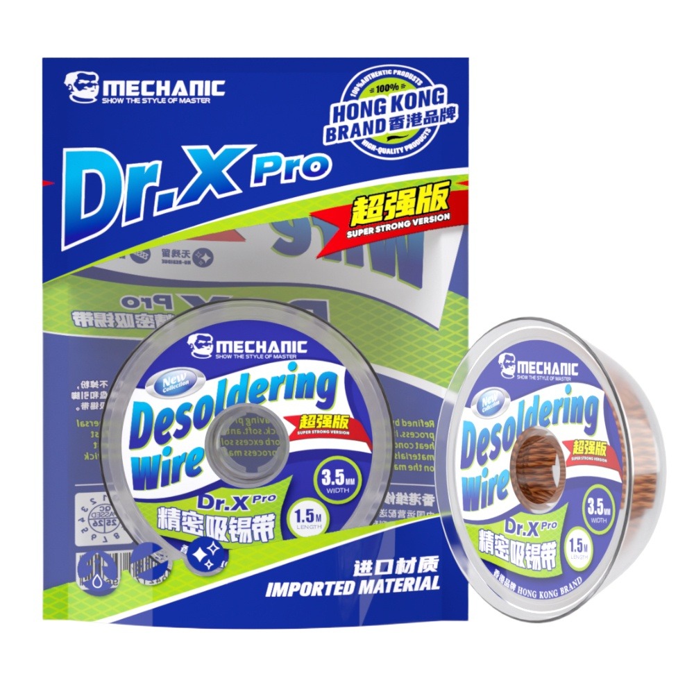 MECHANIC Dr.X Pro Desoldering  - Solder Wick Braid recension och pris