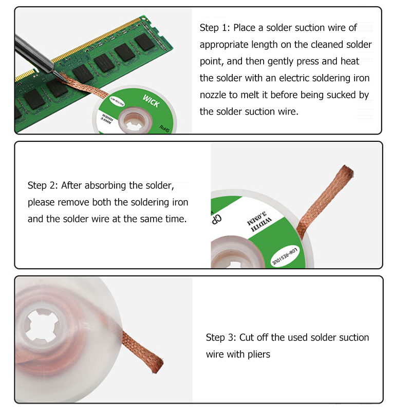 1.5M Desoldering Mesh Braid So - Solder Wick Braid recension och pris
