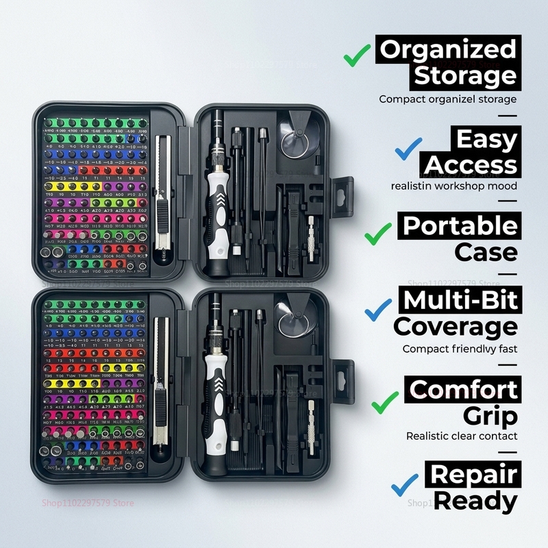 132 in 1 Precision Screwdriver - Electronics Repair Shops recension och pris