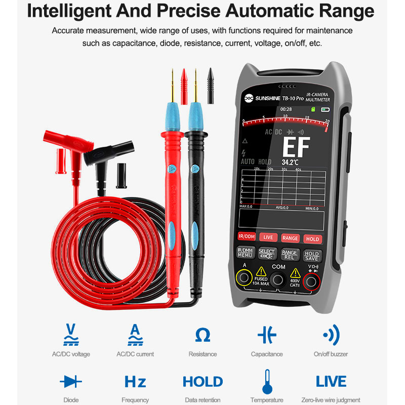 SUNSHINE TB-10 Pro Handheld Th - Electronics Repair Images recension och pris